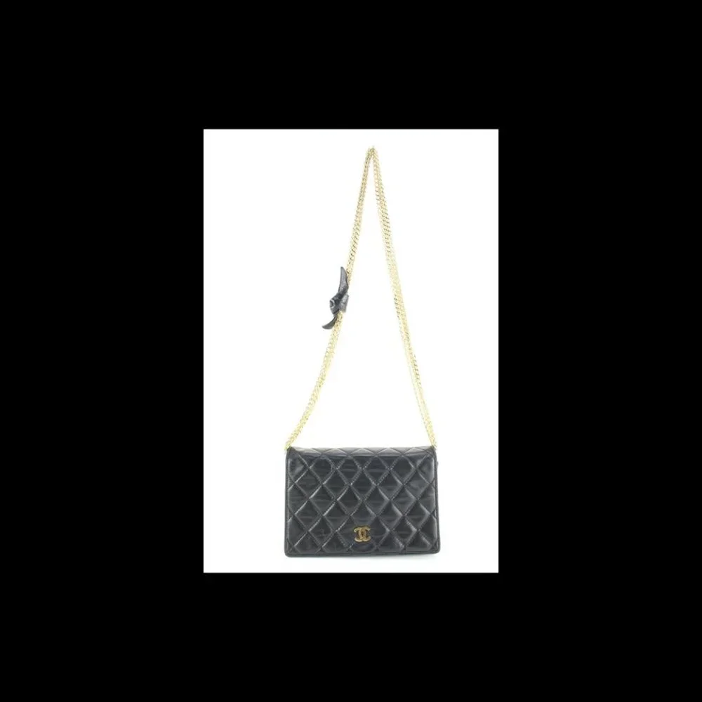 Chanel Black Quilted Lambskin Multi Chain GHW 3CK419C